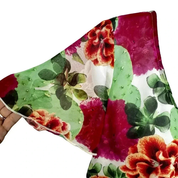 Show me your Mumu for Stitch Fix Floral Shift Trapeze Mini Dress Flowy Women’s S - Picture 3 of 6